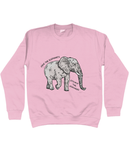 Load image into Gallery viewer, Save The Elephants - Unisex Sweatshirt
