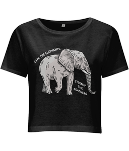 Save The Elephants - Crop Top