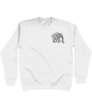 Load image into Gallery viewer, Save The Elephants - Embroidered Unisex Sweatshirt
