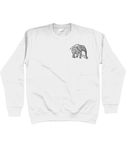 Save The Elephants - Embroidered Unisex Sweatshirt