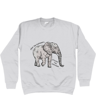 Load image into Gallery viewer, Save The Elephants - Unisex Sweatshirt
