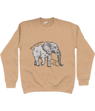 Load image into Gallery viewer, Save The Elephants - Unisex Sweatshirt
