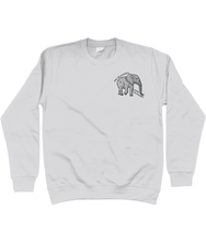 Load image into Gallery viewer, Save The Elephants - Embroidered Unisex Sweatshirt
