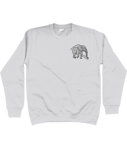 Save The Elephants - Embroidered Unisex Sweatshirt